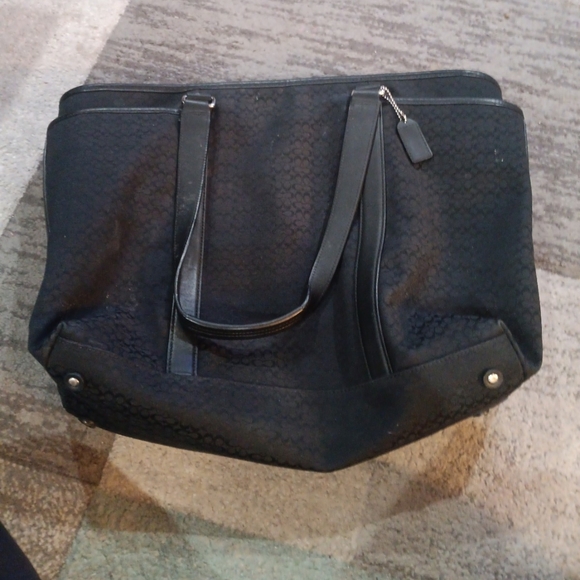 Coach Black Tote Bag - Picture 1 of 3
